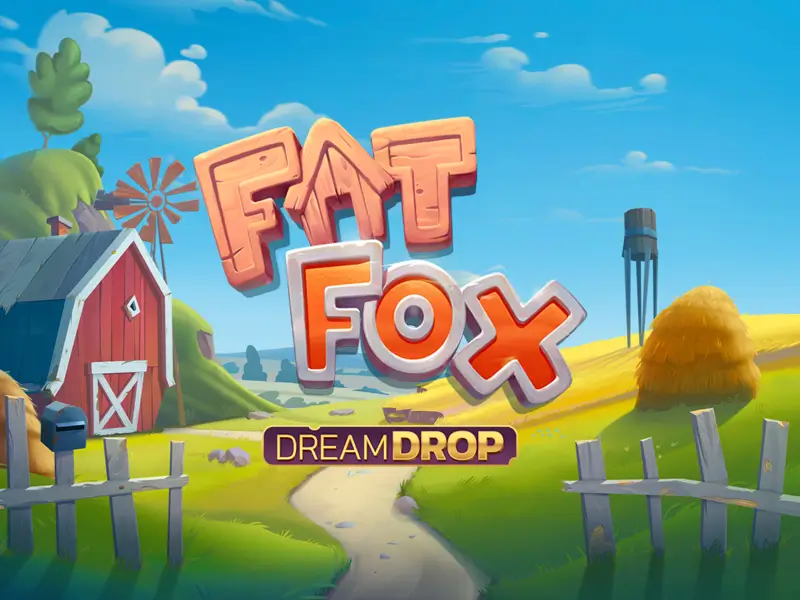 Banner do torneio de slots semanal 585bet2 com o jogo Fat Fox Dream Drop